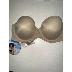 NEW WOMEN SIZE 34C MAIDENFORM  STRAPLESS PUSH UP UNDERWIRE BRA STYLE # SN6990